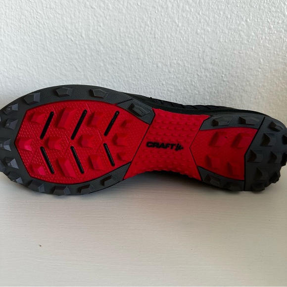 Craft Spartan RD Pro OCR Running Shoes Sneakers Mens Size 11.5 Black Red Gym - Picture 7 of 11